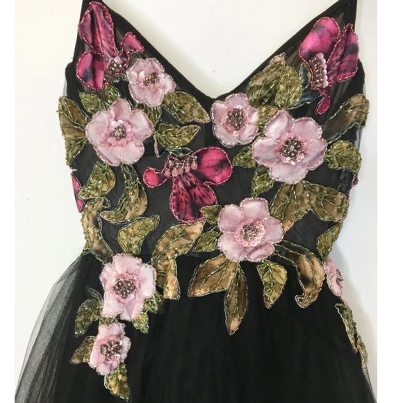 PATBO Patricia Bonaldi Floral Beaded Bustier Dress - Picture 6 of 9